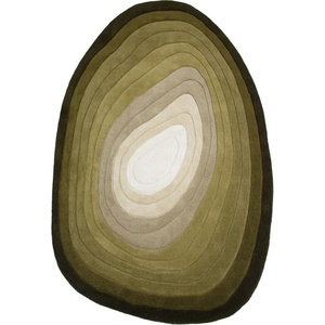 Flair Rugs Зелен ръчно изработен вълнен килим 200x290 cm Puddle Ombre - Flair Rugs (503119381126)