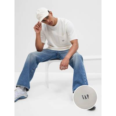 Gap tričko pique oversize biele