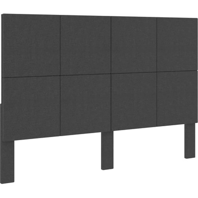 vidaXL Табла за спалня тъмносива текстил 160x200 см Tymon (287477)