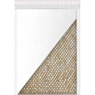 Obálky s ochranným papírovým vláknem - Honeycomb - 215 x 150 mm - Bílá