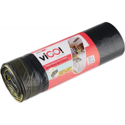 Vigo LDPE zatahovací 35 l 22 µm 20ks černé – Sleviste.cz
