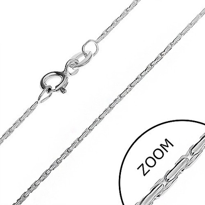 Šperky eshop Řetízek ze stříbra hádek ze čtyř řad tyčinek AB24.07