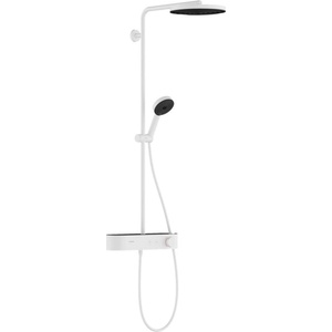 Hansgrohe Pulsify S - Душ комплект с термостат, диаметър, 26 cm, 3 струи, бял мат 24220700 (24220700)