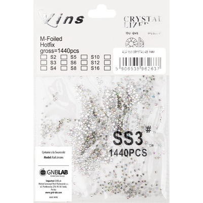 Allepaznokcie Kamienky na nechty A LA Swarovski SS3 Crystal AB 1440 ks