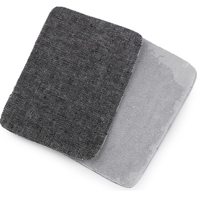 Nažehlovací záplaty riflové 5,3x7,9 cm Varianta: 6 černá žíhaná, Balení: 2 ks