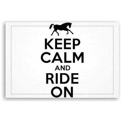 Fotoobraz 60x40 cm malý Keep calm and ride on