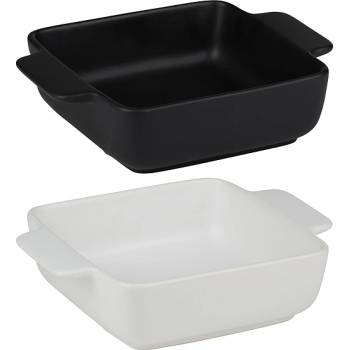 Image 1 of Alpina ТАВА ЗА ПЕЧЕНЕ КВАДРАТНА ALPINA 21x16см ЧЕРНА/БЯЛА (871125258612)