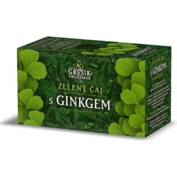 Grešík Zel. čaj s ginkgem 20 x 1.5 g