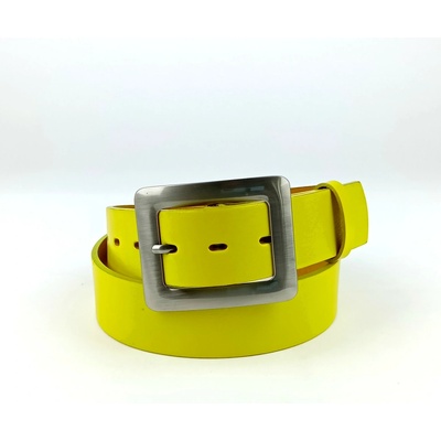 Penny Belts dámský opasek Jeans žlutý opasek Jeans