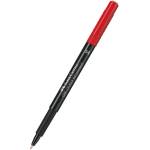  Перманентен тънкописец Faber-Castell OHP M Черве (1602007-07-1005210232)