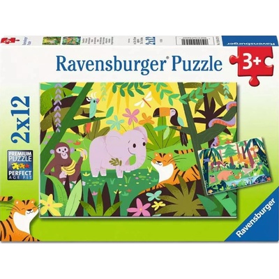 RAVENSBURGER Putovanie za dobrodružstvom 2x12 dielov