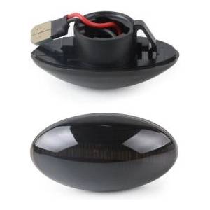 Carmart Диодни мигачи за калник за Mini Cooper R50, R52, R53 (2001-2007) - опушени с бягащ мигач