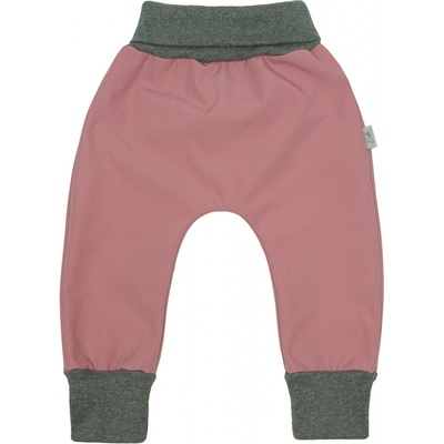 Esito dětské softshellové kalhoty Shell pink