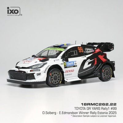 Toyota GR Yaris Rally1Rally Estonia 2025 #99 SolbergEdmondson 1:18 IXO