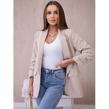 Dámské 9709 sako Světle-béžové