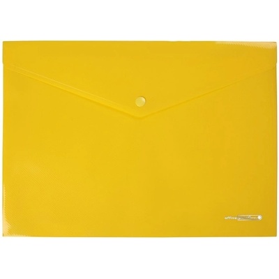 Office Point Папка джоб с копче Office Point de Luxe Жълт А4 (1303078-02-3461100-03)