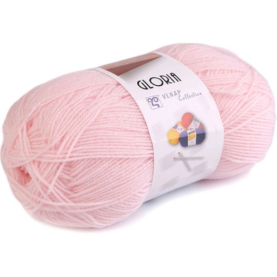 Pletací příze Gloria 50 g růžová nejsv. 1 ks