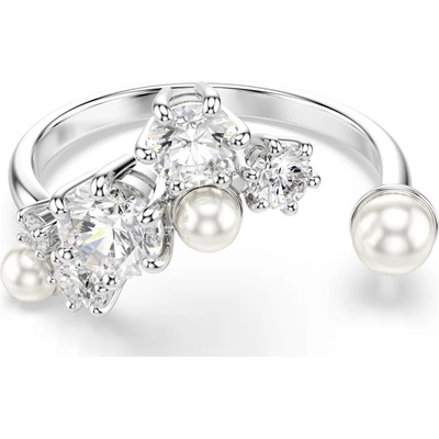 Swarovski prsteň s krištáľovou perlou a kryštálmi Constella 5705597