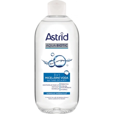 Astrid Fresh Skin Micelárna voda pre normálnu a zmiešanú pleť 3v1 400 ml