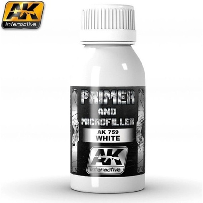 AK Interactive White Primer and Microfiller 100 ml