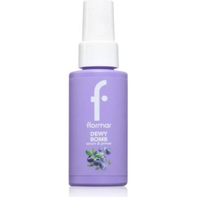 Flormar Serum & Primer Dewy Bomb озаряващ серум-база 30ml