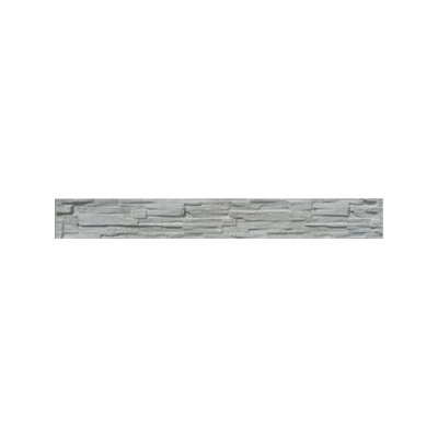 Betonový panel oblouk jednostranný 200x50-66x4,5 cm - štípaný kámen - přírodní