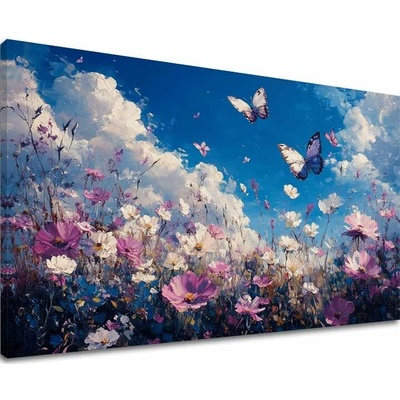 Obraz Motýľa - Lietanie nad Lúkou - 60x90 cm