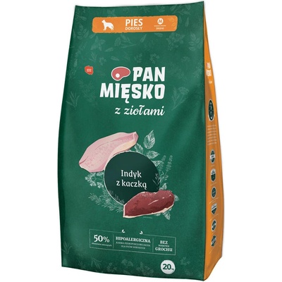 Pan Mięsko s bylinkami Krůtí maso s kachními křupinkami M 20 kg