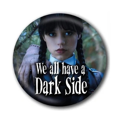 Pyramid International Placka wednesday dark side