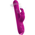 Sweet Smile Rabbit Vibrator with Rotation & Thrust Function Pink
