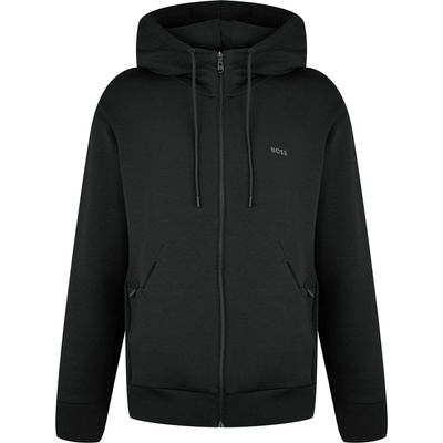 HUGO BOSS Суичър Boss Men's Saggy Full-Zip Hoodie with Adjustable Drawstring Hood - Black 001