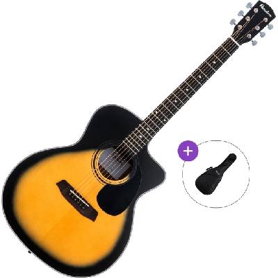 Pasadena PGC-100 Basic SET Сунбурст Джъмбо китара
