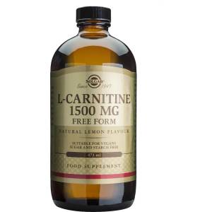 Solgar Хранителна добавка L-карнитин течен , Solgar L-Carnitine Liquid 1500mg 473ml