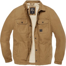 Vintage Industries prechodná bunda DEAN SHERPA DARK TAN