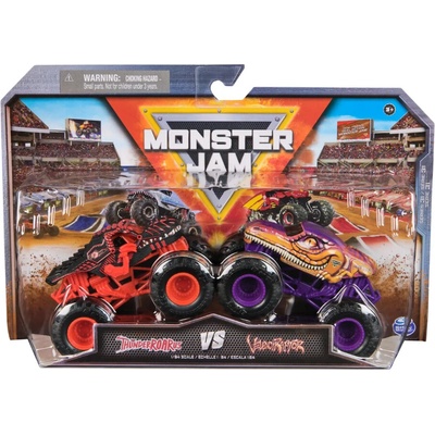 Monster Jam Thunderroarus Vs Velociraptor