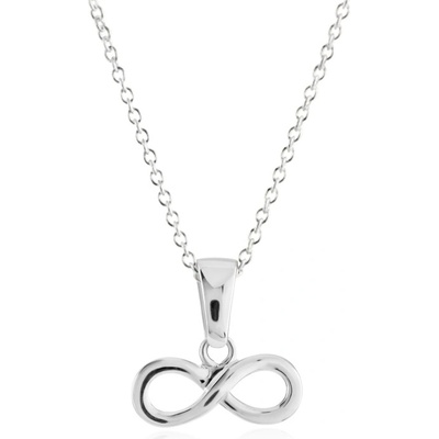 Gemmax Řetízek s přívěskem nekonečno z bílého zlata GLSWN-39391-39271