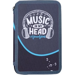 Herlitz Трислоен несъдържащ пълнеж несесер „Mucis In My Head (400211296)