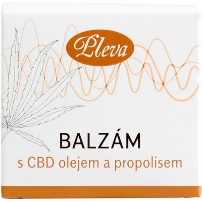 Pleva balzám s CBD olejem a propolisem 20 g – Sleviste.cz