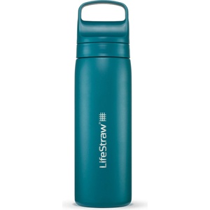 LifeStraw Бутилка с филтър LifeStraw Go Stainless Steel Water bottle - Laguna Teal - размер 700 ml (533-1384-0912)