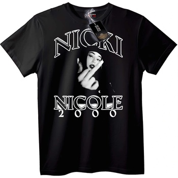 NOONEBRAND Тениска NICKI NICOLE 2000 - M, White