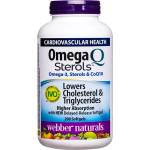 Webber Naturals Omega Q Sterols, 200 софтгел капсули, Webber Naturals