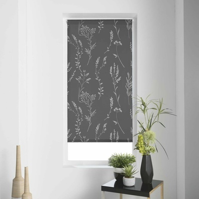Antracitová textilná roleta 45x180 cm Forelista douceur d'intérieur