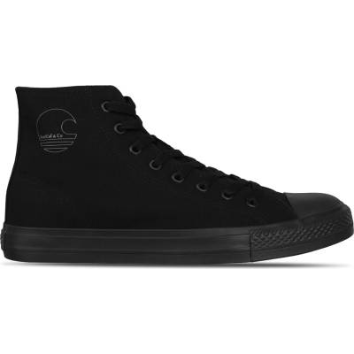 SoulCal Мъжки маратонки SoulCal Canvas High Trainers Mens - Black/Black