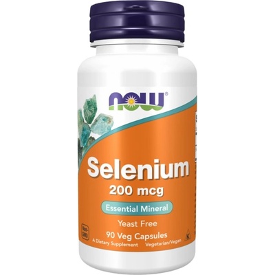 NOW Selenium 200 mcg [90 капсули]