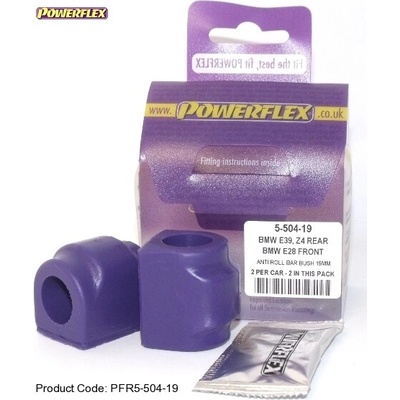 Powerflex Silentbloky BMW Z4 (E85) Rear Roll Bar Mounting Bush 19mm (4)