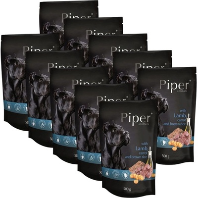 Dolina Noteci Капсула Piper Adult с агнешко, моркови и кафяв ориз 10 x 500 г