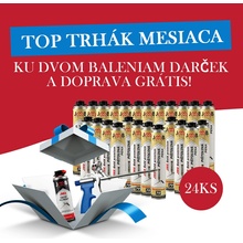 JMB GOLD PREMIUM nízkoexpanzná PU pištoľová montážna pena 830 ml 24 ks