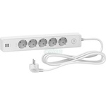 Schneider Electric 5 Plug + 2 USB 3 m Switch (ST945U3W)