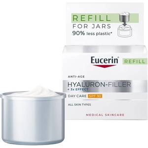 Eucerin Hyaluron-Filler Дневен крем, SPF30, пълнител, 50 ml