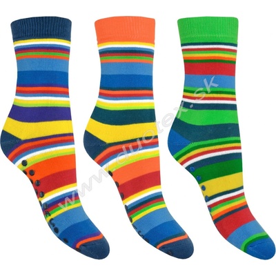 SOCKS4FUN Zimné ponožky W 3134 pruhy 4 k.4